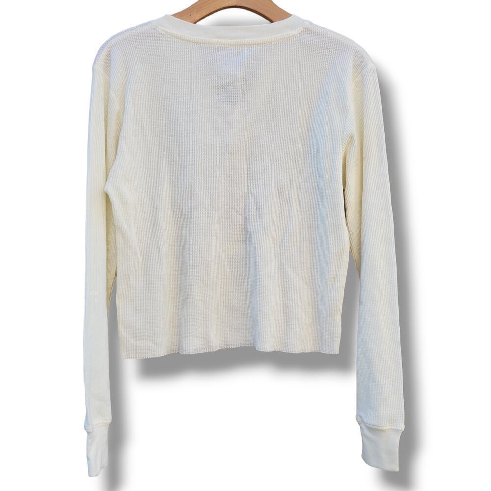 Zoe + Liv women's Long Sleeve Waffle UNIVERSITY ATHLETIC DEPARTMENT shirt - xs - Picture 2 of 7